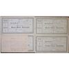Image 1 : CA. Covina Citrus Association 1902 Stock Certificate Quartet