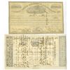 Image 2 : NJ. Springfield & Flemington Mining; and, Somerset Smelting, 1847, I/U Stock Certificate Pair.