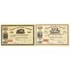 Image 1 : PA. Feeder Dam Coal Co., 1865 & 1868, I/U Stock Certificate Pair.
