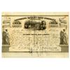 Image 1 : PA. Lycoming Valley Iron Co., 1853, I/U Stock Certificate.