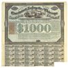 Image 1 : IN&IL. Cincinnati Lafayette and Chicago Railroad Co., 1871. I/C Bond with U.S. I.R. on left.