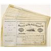 Image 1 : KY. Maysville and Big Sandy Railroad Co., 1888, I/C Stock Certificates.