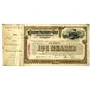 Image 1 : OK. Choctaw, Oklahoma and Gulf Railroad Co., 1895, Serial #1 Stock Certificate.
