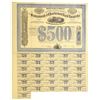 Image 1 : SC. Savannah & Charleston Rail Road Co., 1869, I/U Coupon Bond.