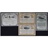 Image 1 : Atlantic and Pacific Railroad Certificates, 1880 and 1887 I/U Gold and Income Coupon Bond Quartet.