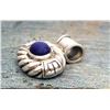 Image 3 : Bold Sterling Silver & Lapis Lazuli Slide Pendant