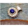 Image 5 : Bold Sterling Silver & Lapis Lazuli Slide Pendant