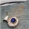 Image 6 : Bold Sterling Silver & Lapis Lazuli Slide Pendant