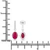 Image 3 : 14KW Ruby Diamond Dangle Earrings