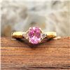 Image 1 : M. Fabrikant & Sons Pink Sapphire & Diamond Ring