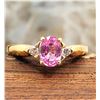 Image 2 : M. Fabrikant & Sons Pink Sapphire & Diamond Ring