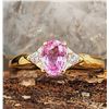 Image 3 : M. Fabrikant & Sons Pink Sapphire & Diamond Ring