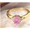 Image 4 : M. Fabrikant & Sons Pink Sapphire & Diamond Ring