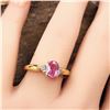 Image 6 : M. Fabrikant & Sons Pink Sapphire & Diamond Ring