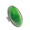 Image 4 : Soviet-Era Russian Hallmark Sterling Nephrite Ring