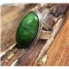 Image 5 : Soviet-Era Russian Hallmark Sterling Nephrite Ring