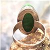 Image 7 : Soviet-Era Russian Hallmark Sterling Nephrite Ring
