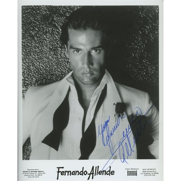 Naked Lies Fernando Allende signed photo