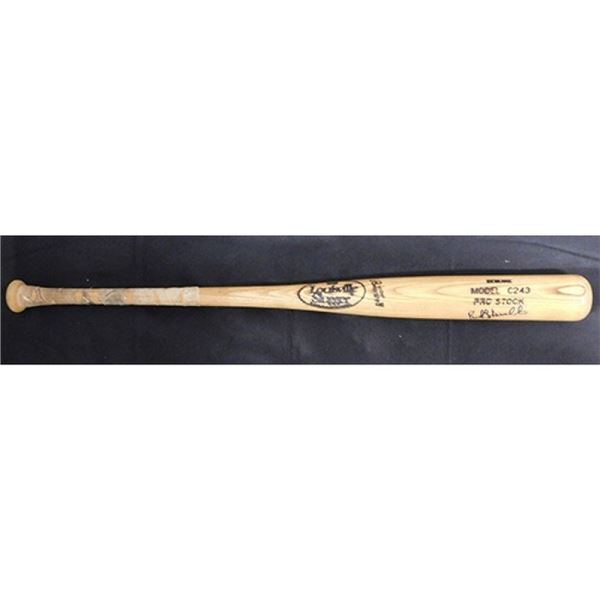NY Yankees Buck Showalter Signed Spring Training Bat JSA Authenticated