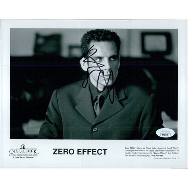 Zero Effect Ben Stiller signed promo photo. JSA Authenticated