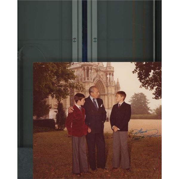 Henri d'Orleans signed photo