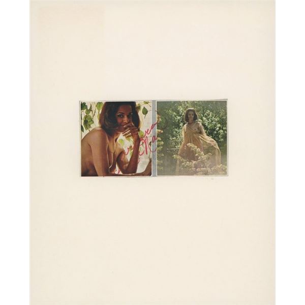 Venus in Furs Barbara McNair signed photo