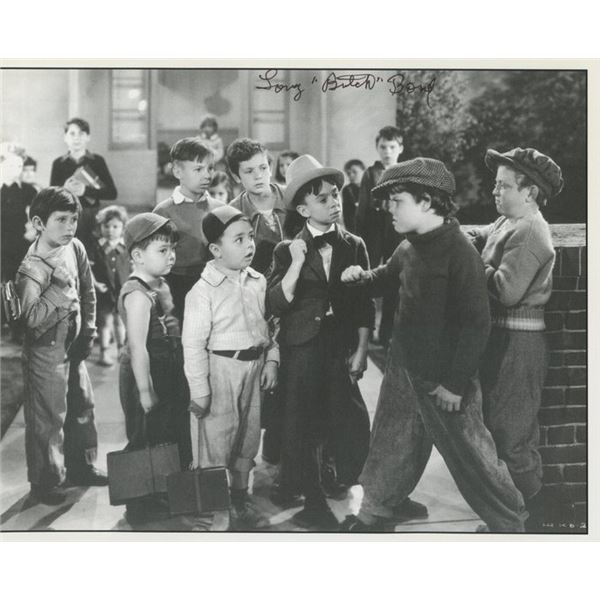 Our Gang Tommy Bond signed photo