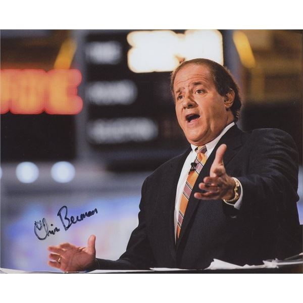 Sportscaster Chris Berman signed photo