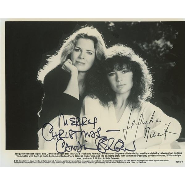 Rich and Famous Jacqueline Bisset and Candice Bergen signed movie photo