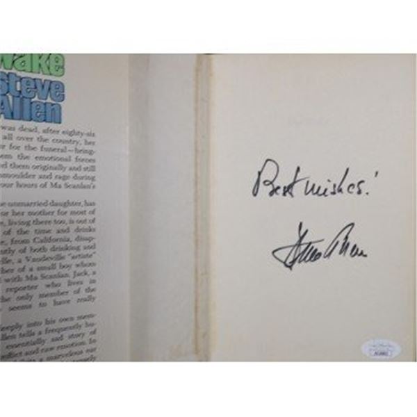 Late Night Host Steve Allen Signed Hardcover First Edition Book JSA Authenticated