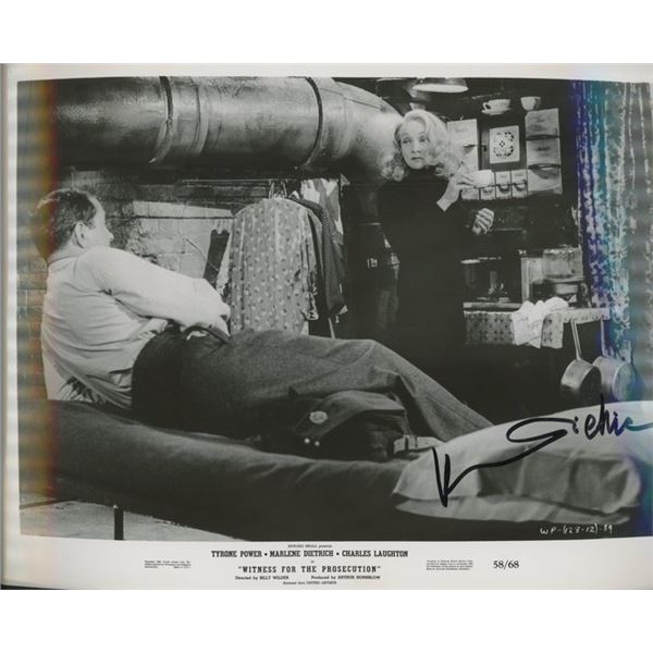 Marlene Dietrich signed movie photo. GFA Authenticated