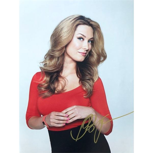 Cougar Town Briga Heelan signed photo