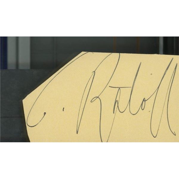 All About Eve Gregory Ratoff signature cut