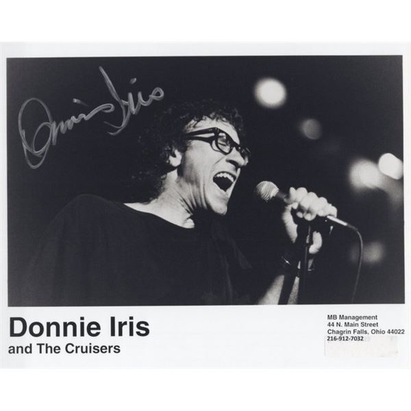 Musician Donnie Iris Signed Photo