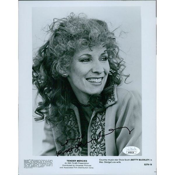 Tender MerciesBetty Buckley signed promo photo. JSA Authenticated