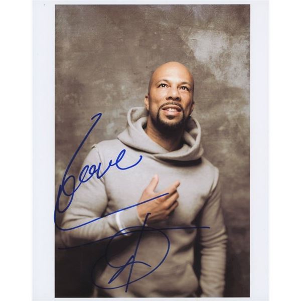 Rapper Common signed photo