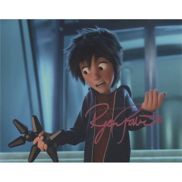 Big Hero 6 Ryan Potter Signed Photo