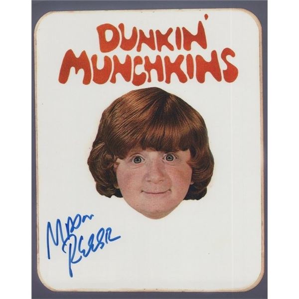 Dunkin' Donuts Munchkins Mason Reese Signed Photo