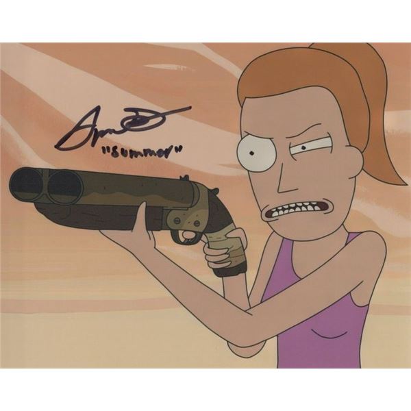 Rick and Morty Spencer Grammer Signed Photo