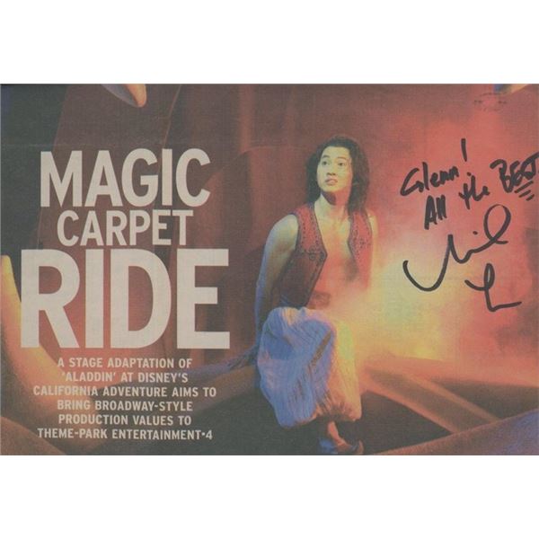 Michael K. Lee Signed magazine clipping