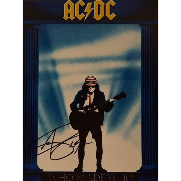 AC/DC Angus Young signed photo