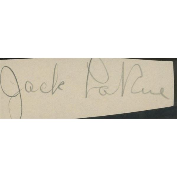 Crypt of The Living Dead Jack La Rue signature cut
