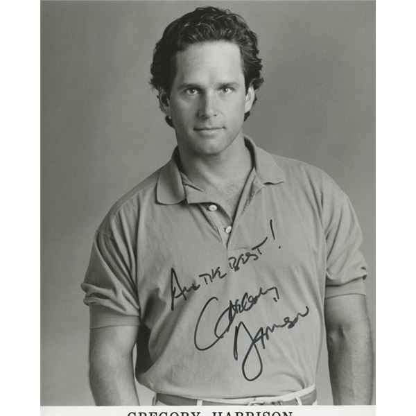 Logans Run Gregory Harrison signed photo