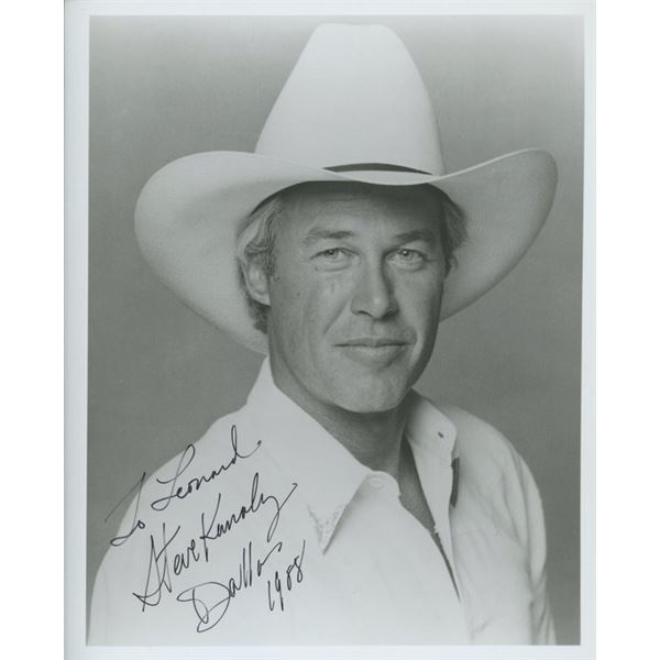 Dallas Steve Kanaly signed photo
