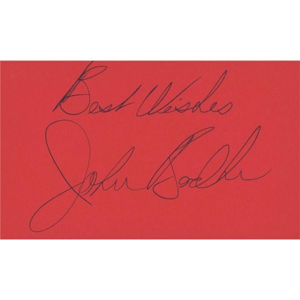 Saturday Night Fever Director John Badham signature
