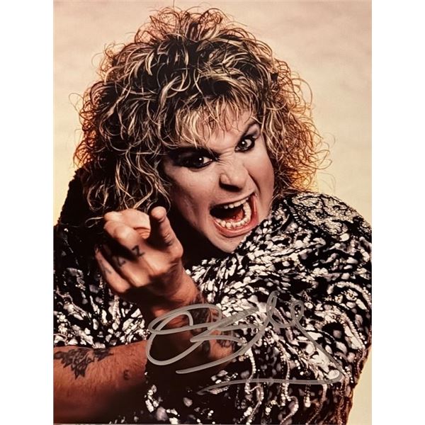 Ozzy Osbourne signed photo