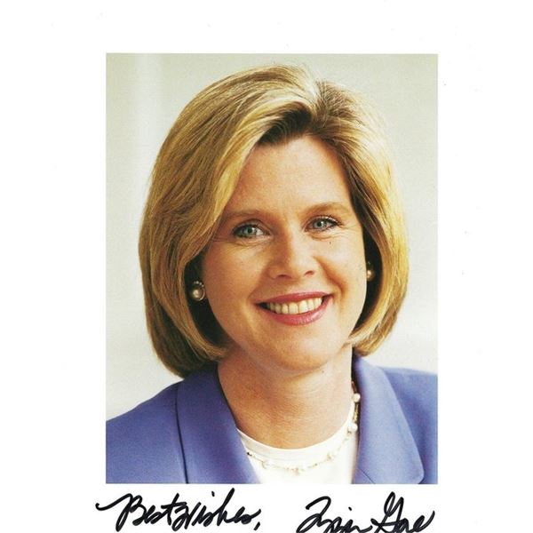 Conservative Tipper Gore signed photo