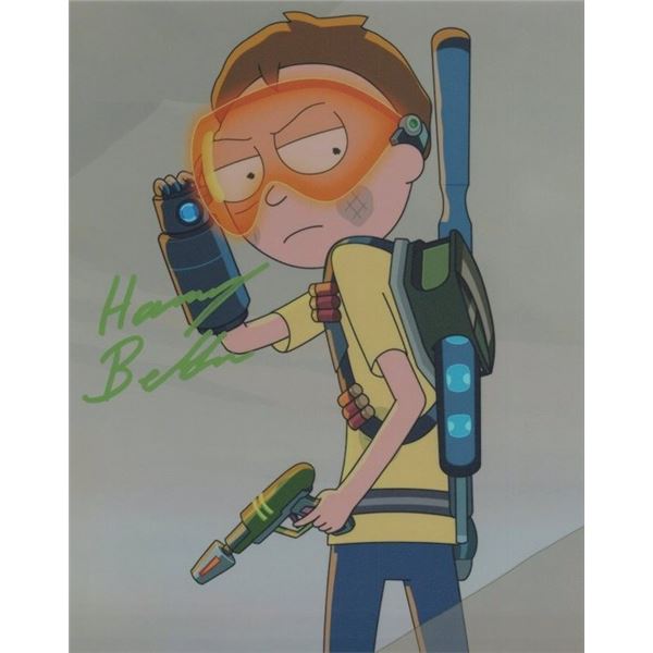 Harry Belden Rick and Morty Signed Photo