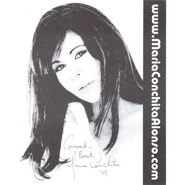The Running Man María Conchita Alonso signed photo