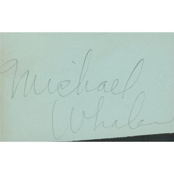 Michael Whalen signature cut